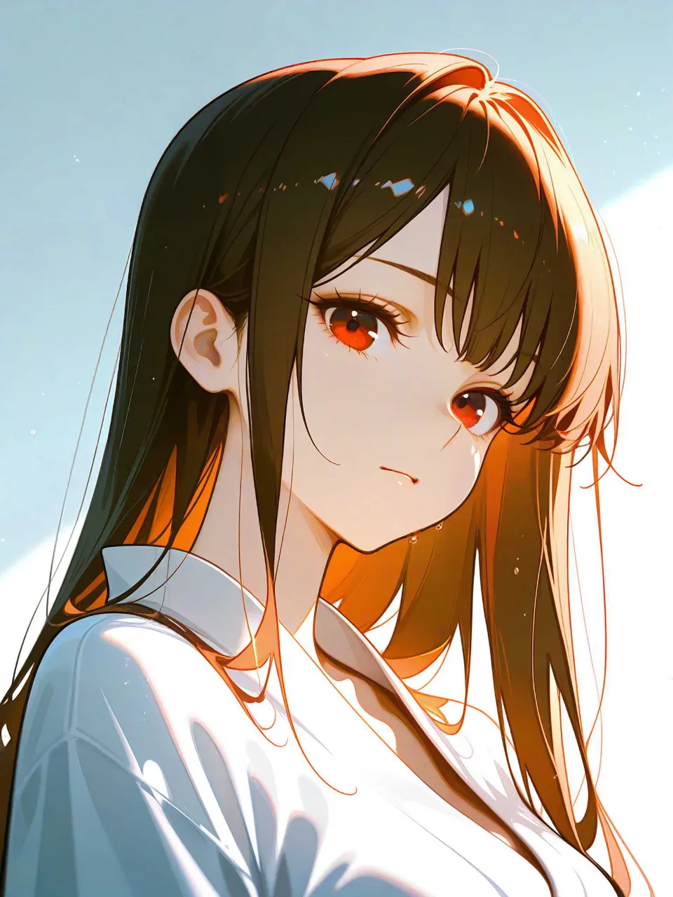 朝の光