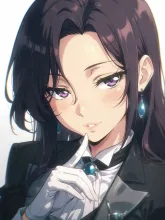 話の分かる女執事♪ — 手袋イラストのAIイラスト|SUPPART