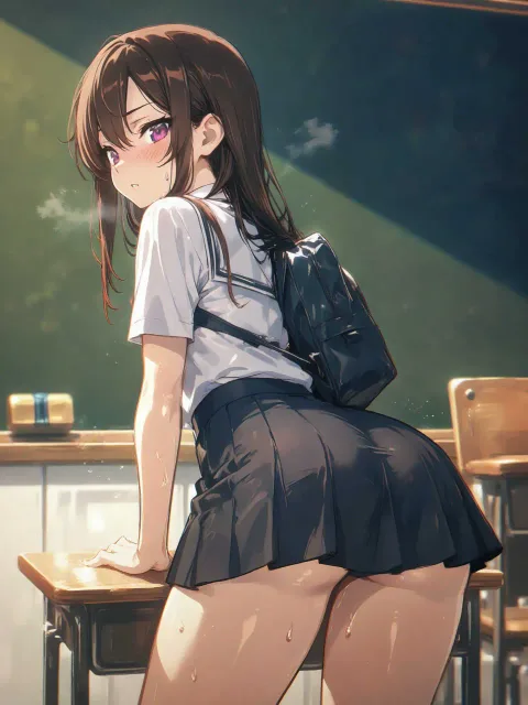 miniskirt、butt、voyeurism - 初夏の制服