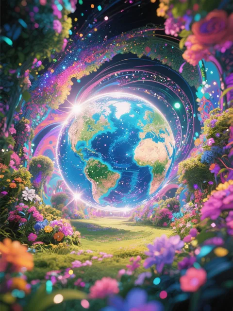 あれが地球という星です