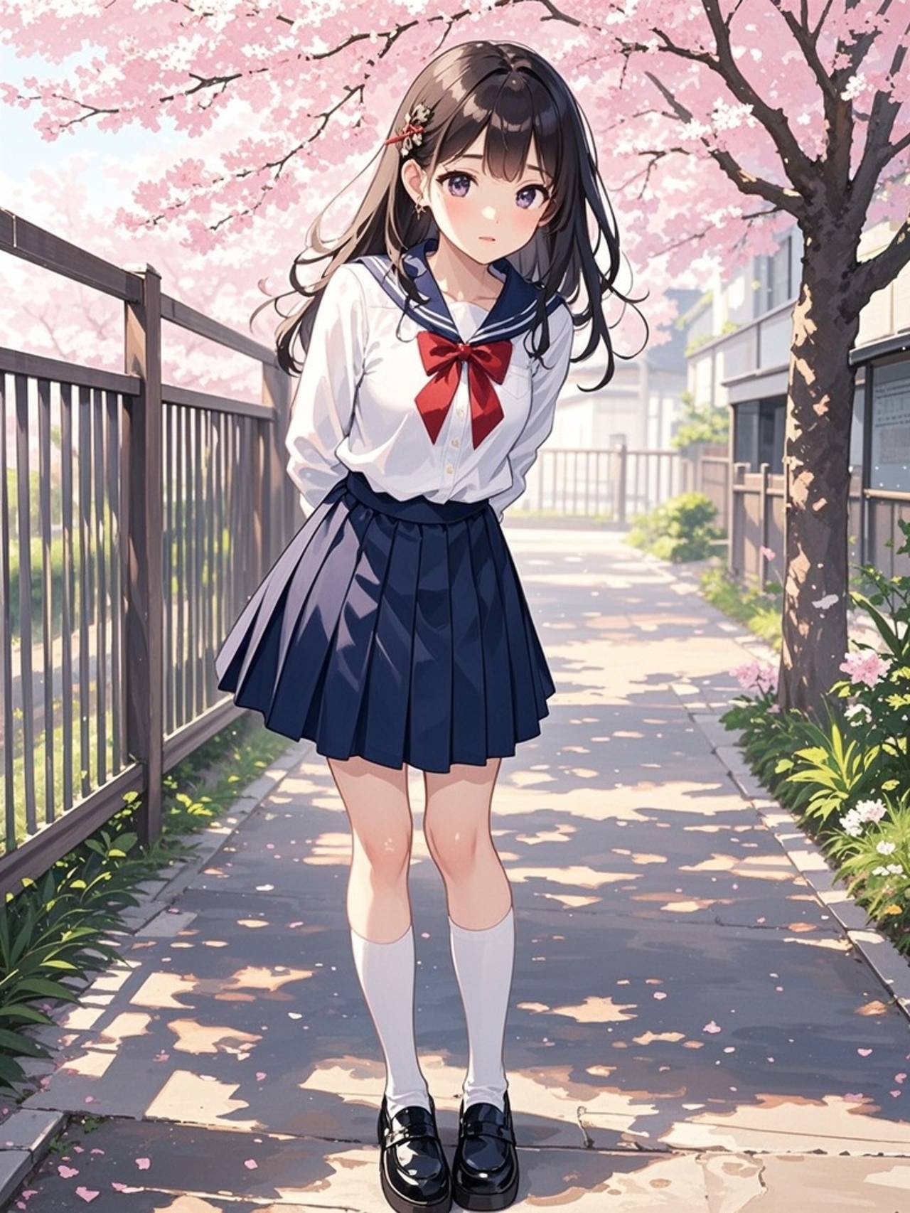 桜の下のJK~陽だまりの中の青春の瞬間~