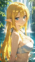 滝つぼの水着美女·涼を求めて の投稿作品
