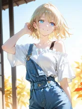 サロペット·肩ひもをゆるめて の投稿作品