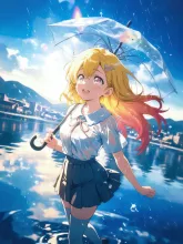 虹色の陽子。