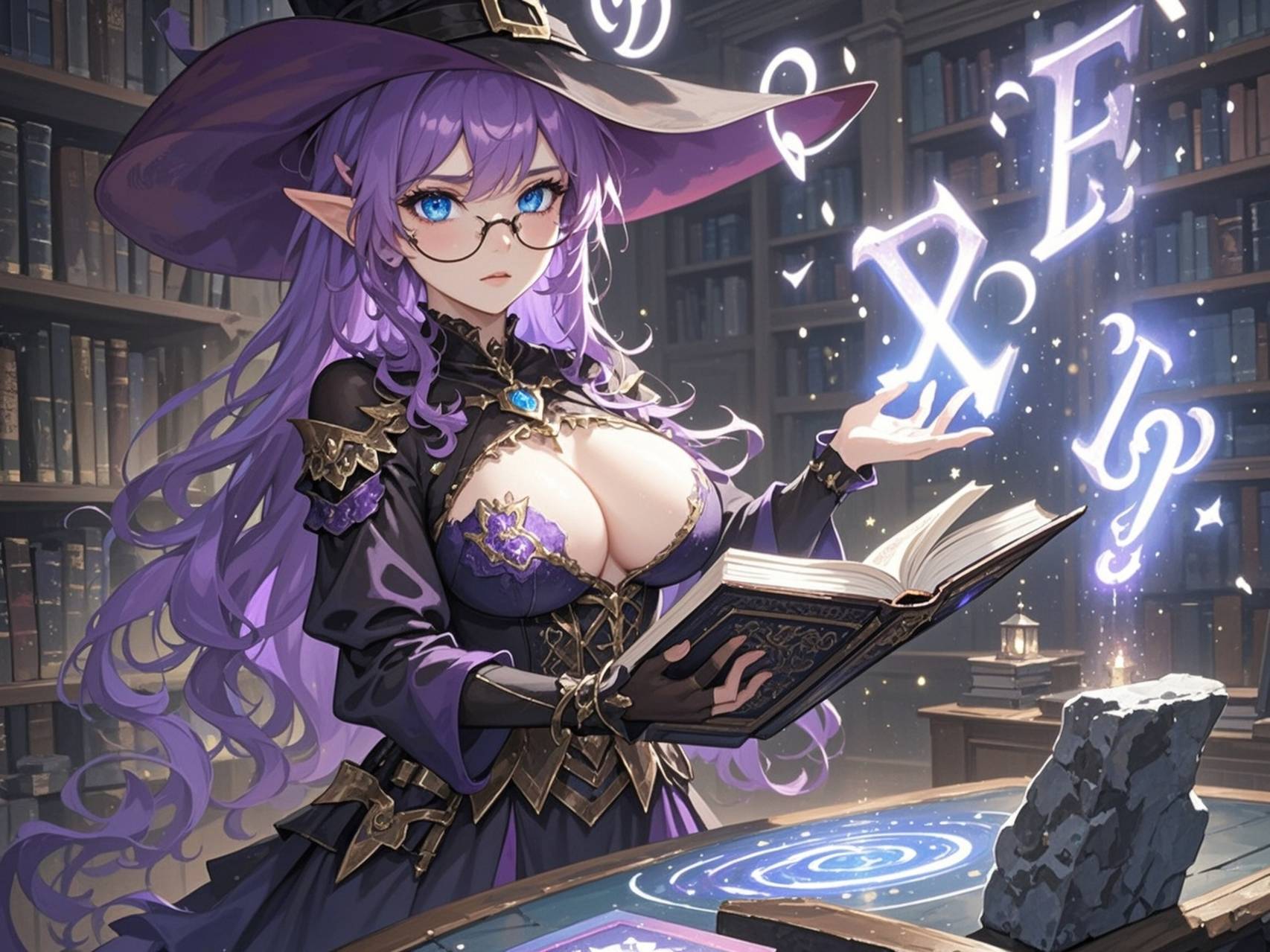 魔法の鍛練と探求 — xiungetuさんのAIイラスト