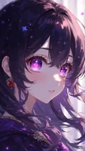 紫の瞳