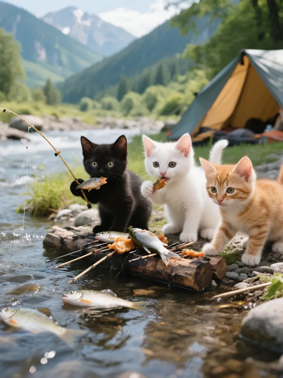 おいしいにゃん🐱🐱🐱🐟️