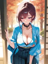 紅に染まり…