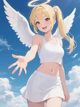 天使、手を差し伸べる — 天使・エンジェルのAIイラスト|SUPPART