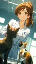 ふーちゃん達は毎回大人しくて、良い子ね〜
