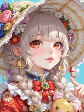 お人形さんみたいな。