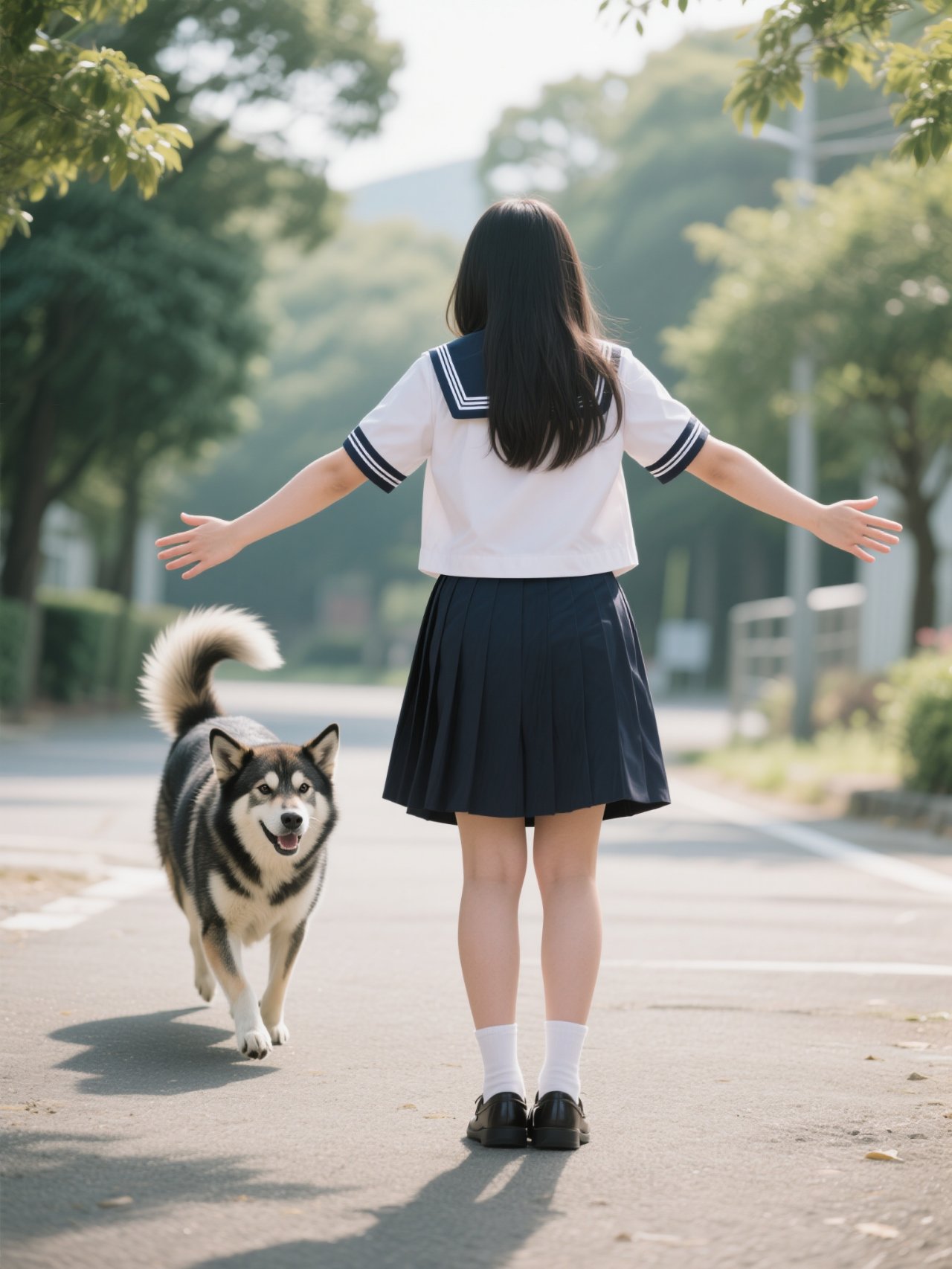 妹ちゃん目線のヒーロー — 青髪のジャンクスさんのAIイラスト