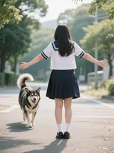 妹ちゃん目線のヒーロー — 青髪のジャンクスさんのAIイラスト