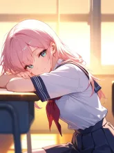夕陽 — 放課後イラストのAIイラスト｜SUPPART