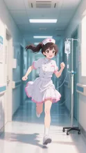 走るナース