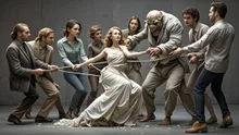job of pulling a rope