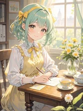 あなたにお手紙書くね