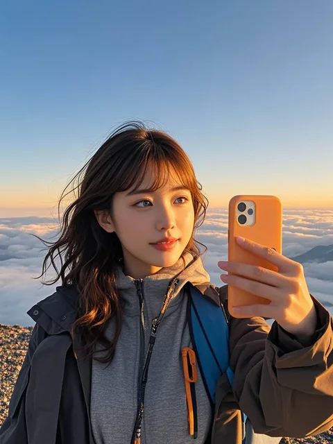 君が居るからこの景色が更に映えるのさ。