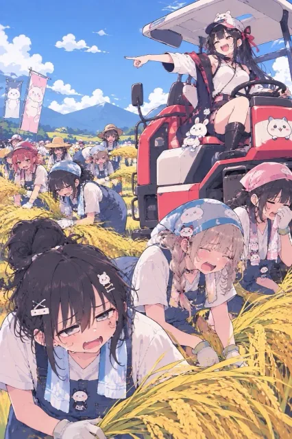 稲刈り - tar