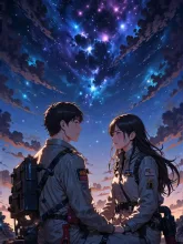 彼方の向こうは(複数作、解説有) — 軍服イラストのAIイラスト|SUPPART