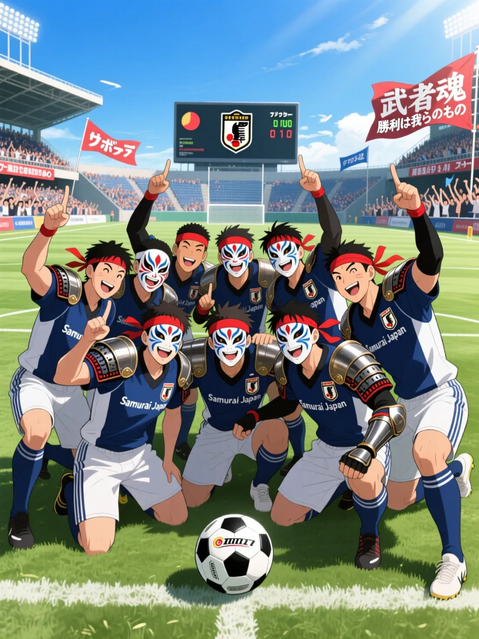 俺達達には1番しかない頑張れ💪( *˙ω˙*)و グッ! — TOCOさんのAIイラスト