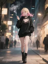 歩きタバコはいけません