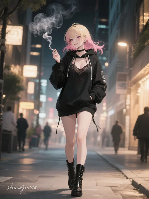 歩きタバコはいけません