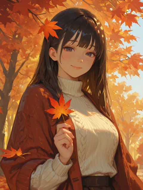 秋ですよ。