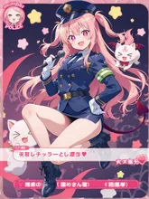 女性警察官のカードの悪魔ちゃん✨