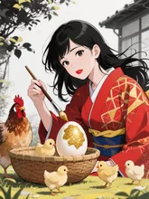 こんにちは♬ふふふんワタシがママよぉ♪ — PONJINさんのAIイラスト