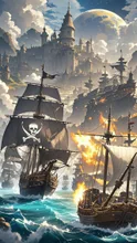 異世界日記 He’s a Pirate — なおやさんのAIイラスト
