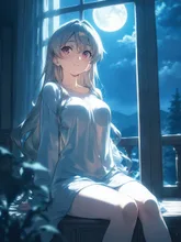 窓辺の夜②