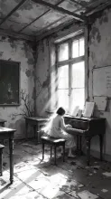廃校の音楽室·今宵チャレンジ の投稿作品