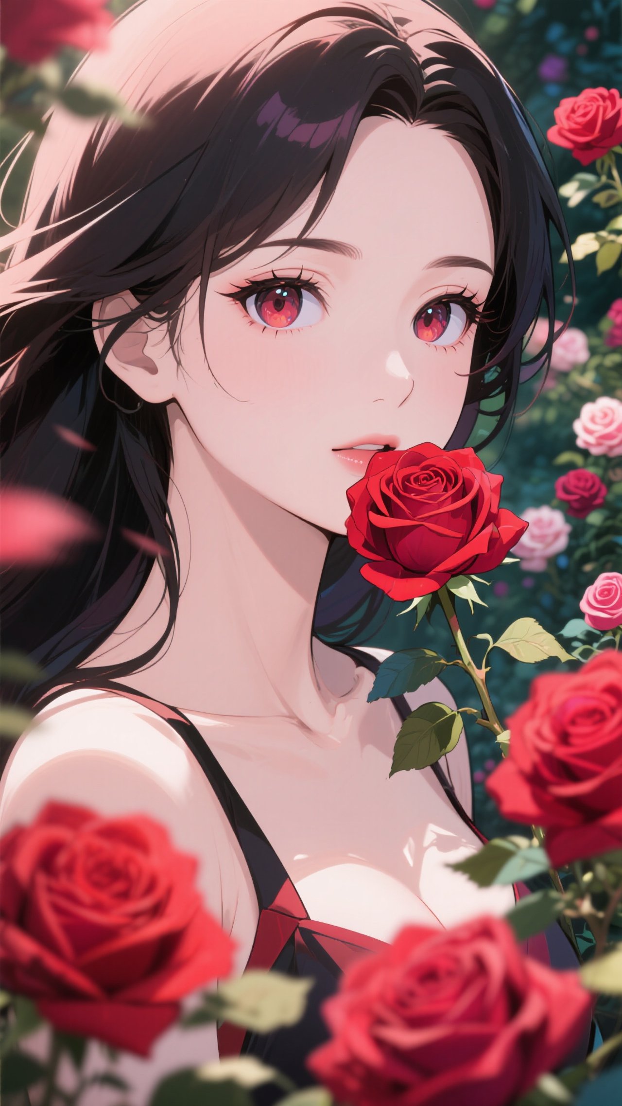 バラ園にて君を愛しむ