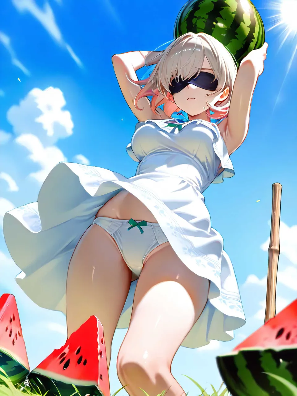 スイカ割り!