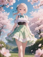 春夏秋冬のスカート — 東雲クウガさんのAIイラスト