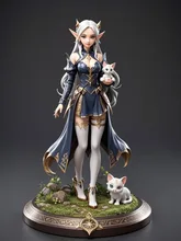 エルフナイトと魔法の子猫