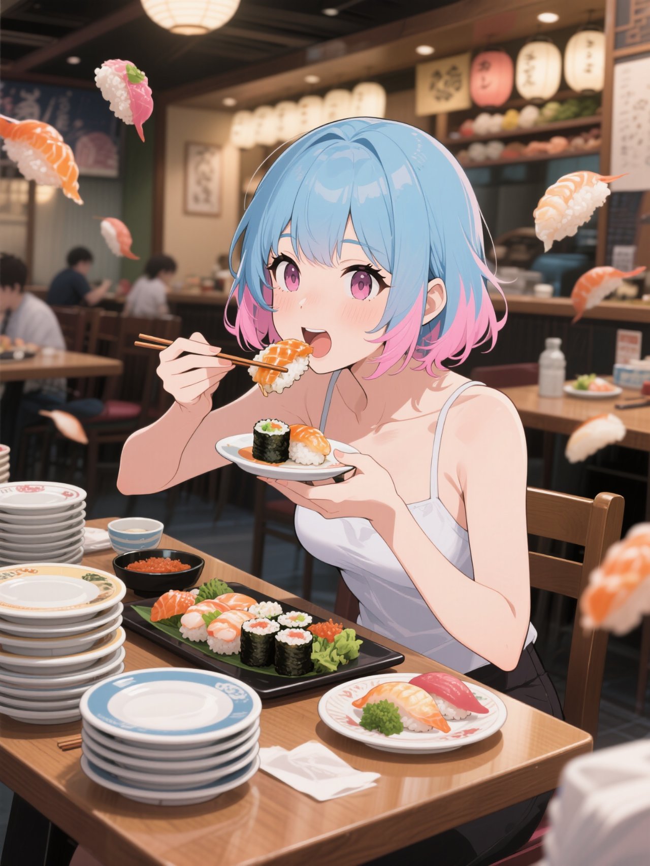 一人でどか食い🍣