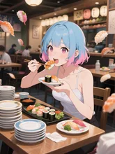 一人でどか食い🍣