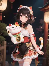 招き猫と招き猫