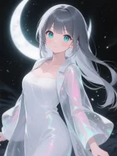 夜の輪郭、結衣。