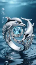 RiNG-Dolphins-Aquamarine