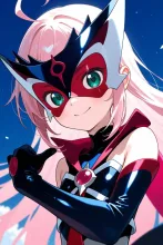 虹ヶ丘ましろはﾄﾞﾛﾝｼﾞｮのｺｽﾁｭｰﾑを着ている。 — 少女ｱﾗﾋﾞｱﾝ･ﾅｲﾄ愛好会さんのAIイラスト