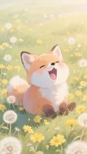 まん丸キツネ