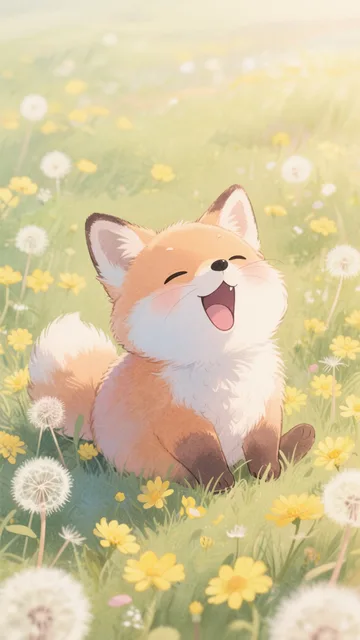 まん丸キツネ