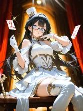 女性マジシャン·指先に宿る魔法 の投稿作品