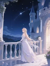 お姫様の夜空