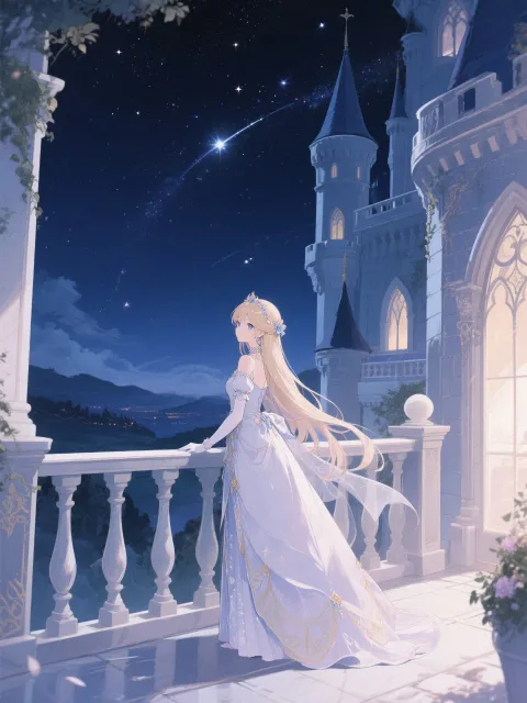 お姫様の夜空