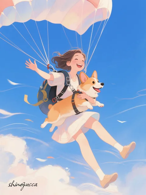 大空の散歩