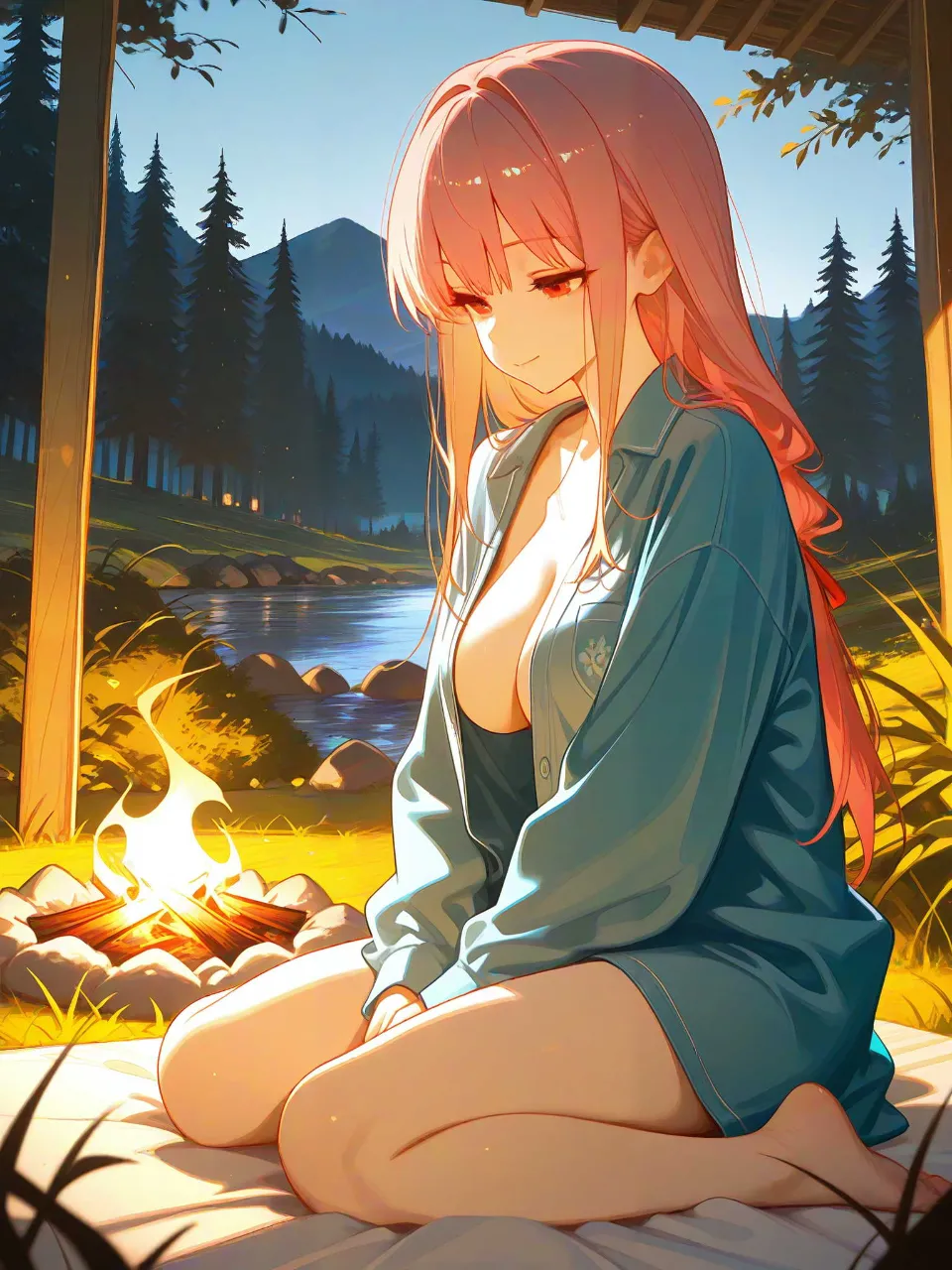 焚き火